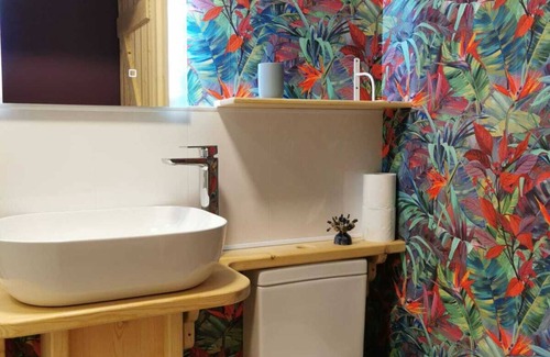 Borris Cabin | Delux Ensuite Pod with Kitchenette and Classical View