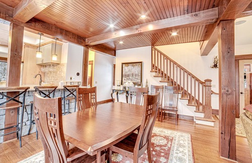 North Creek House | Elegant Mountain Home with Fast WiFi & Pool, Rated 9.8