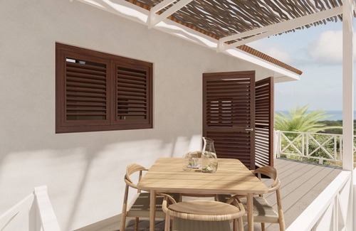 Sabana Westpunt House | Deluxe honeymoon bungalow with private pool @ Botanique Dive Resort