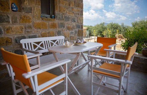 Pylos-Nestoras Villa | Idyllic Messinia Villa with Garden View & Shared Pool