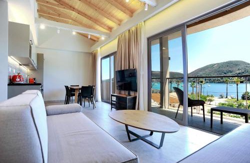 Vlicho Apartment | Elegant Demar Suites in Vlycho Lefkada with Pool Access