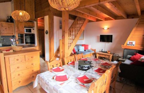 Hauteluce Apartment | Duplex Chalet with Mont Blanc Views and Family-Friendly Amenities