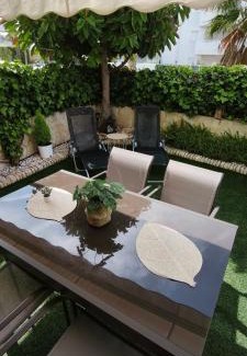 Les Deveses Apartment | Denia Beach Apartment with Private Garden & Pool Access