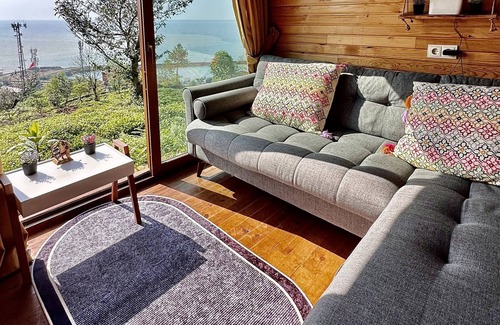 Cayeli Ski Chalet | Picturesque Wooden House with Sea and Nature Views