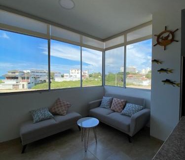 Salinas Apartment | Depa en Salinas en condo privado a una calle del mar con parqueo