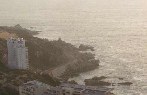 Concon Apartment | Panoramic Ocean View Retreat with Pool in Costa de Montemar