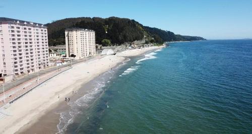Tome Apartment | Oceanfront Oasis: Depto. Frente al Mar, Rated 10/10