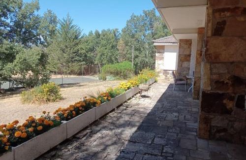 Vilviestre de los Nabos House | Derroñadas: Enjoy a Spacious Garden & Tennis Retreat