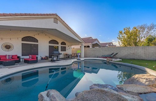 Chandler House | Desert Dame Chic Family Retreat with Inviting Pool Access