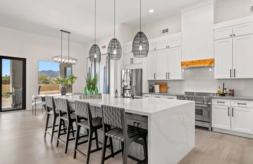 Rio Verde Foothills House | Modern Desert Retreat with Spa and Hot Tub Amenities