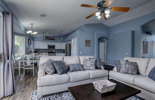 Cottonwoods Crossing House | Desert Oasis: Ocean View, Heated Pool & Putting Green