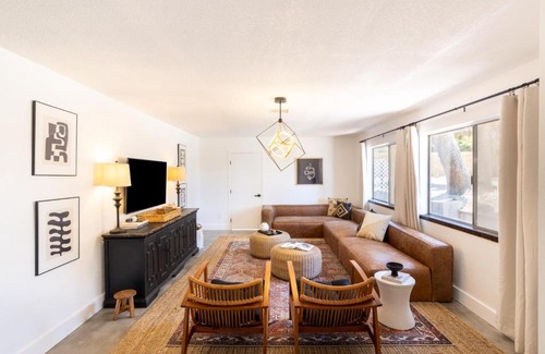 Yucca Valley House | Bohemian Desert Ranch with Pool Near Joshua Tree National Park