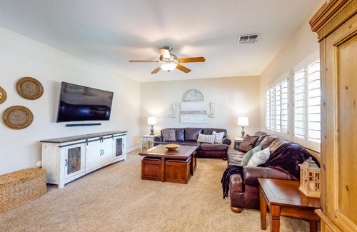 Gilbert House | Desert Sanctuary: Pet-Friendly Escape with Pool Access