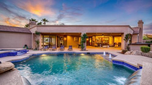 Mary Katherine Estates House | Desert Splash Escape with Pool, Hot Tub & Firepit Fun