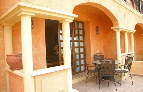 Cunas Apartment | Exceptional Desert Springs Duplex with Pool and Hot Tub