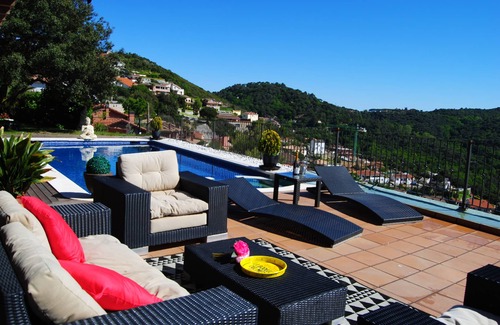 Sant Fost de Campsentelles House | Tranquil Design House with Spa, Pool & Ocean Views