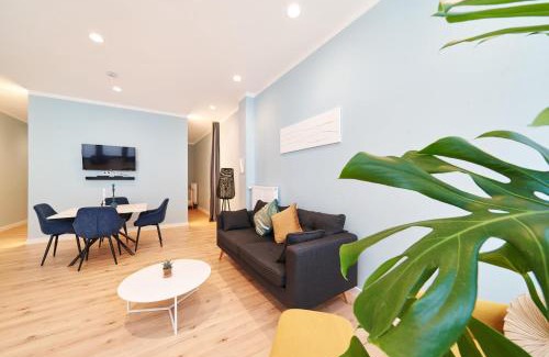 Mainz-Bingen Apartment | Stylish Design Studio for 3 in City Center with WIFI