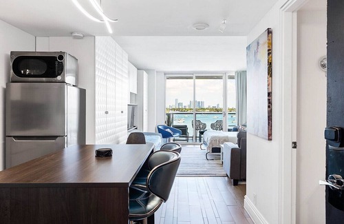 West Avenue Condo | Premier Balcony Studio with Pool, Gym & Spa Access