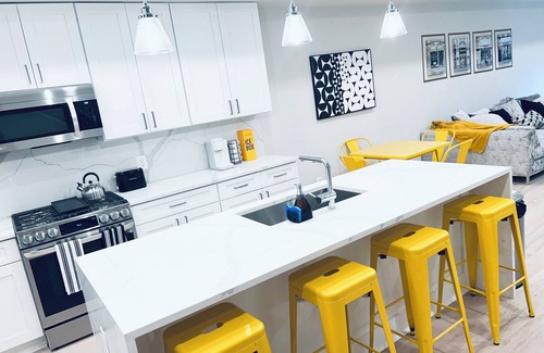 Trinidad House | Designer 3 BDR Penthouse with Rooftop & Monument View