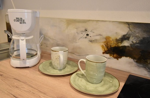 Volkach Apartment | Designer Apartment in the Heart of Old Town with Kitchen