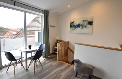 Volkach Apartment | Stylish Apartment with Balcony in Old Town's Heart