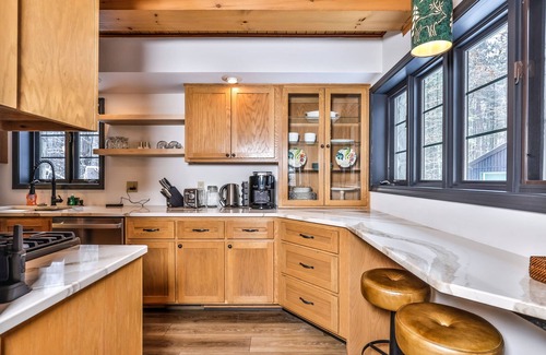 Lac du Flambeau House | Designer Cottage on Statenaker Lake with Dock & Trails