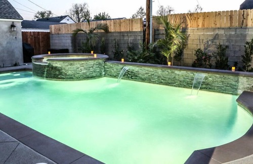 Santa Ana House | Designer 6-Bedroom Home with Pool & Ocean Views