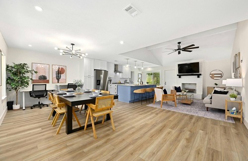 North Austin Civic Association House | Designer Home, Sleep 8, Ask us about FREE add-ons