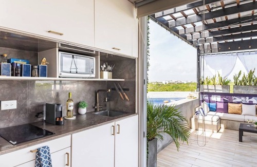 Ek Balam Village Apartment | Designer Penthouse with Private Pool & Ruins View