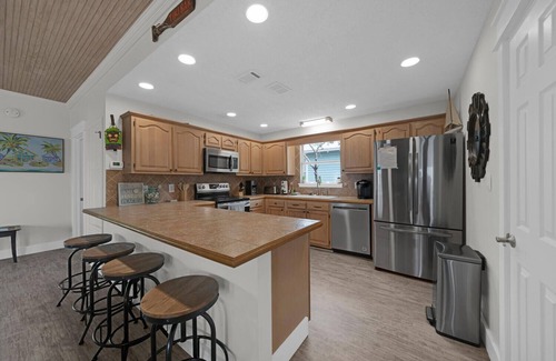 Clipper Cove House | Beachfront Bliss with Private Pool & Golf Cart Deals!