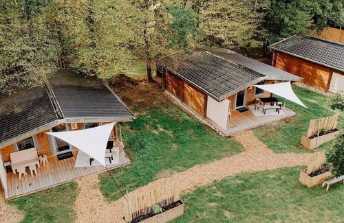 Ernzen Apartment | Cozy Destinature Log Cabin with Ocean View for 4 Guests