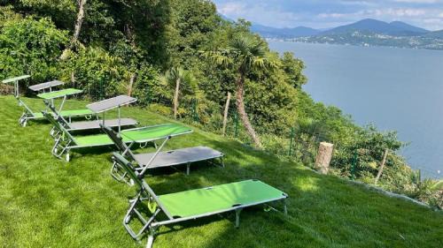 Oggebbio Villa | Relaxing Diana Villa: Oceanfront Escape with Hot Tub
