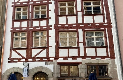 Nuremberg Old Town Apartment | Historic Die Baumwolle: Enjoy Breakfast in Nuremberg