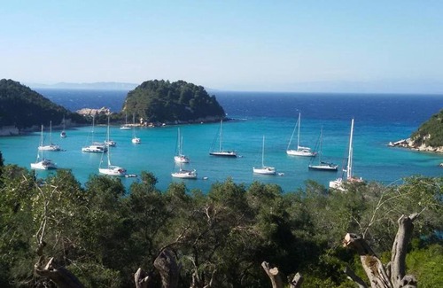 Lakka Apartment | Cozy Dimitri's Seaview Studio - Family-Friendly Ocean Views