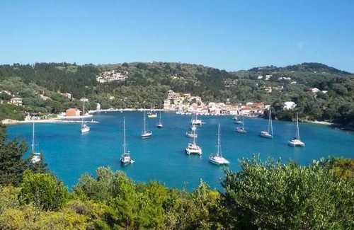 Lakka Apartment | Cozy Dimitri's Seaview Studio - Family-Friendly Ocean Views