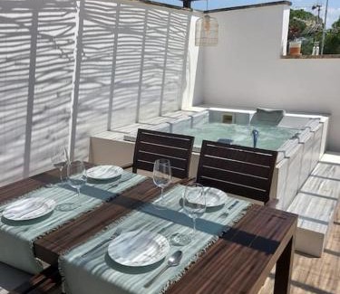 Parabita House | Elegant Dimora Lucelù with Oceanfront Pool & Hot Tub