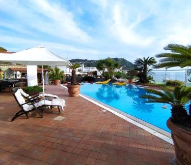 Forio Villa | Relax at Dimorra Sun: Oceanfront Oasis with Pool & Hot Tub