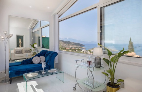 Korithi Villa | Relax at Dion Villa: Oceanfront Retreat with Private Pool