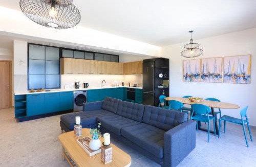 Anissaras Apartment | Bright Dione Seaside Apartments: Child-Friendly Escape