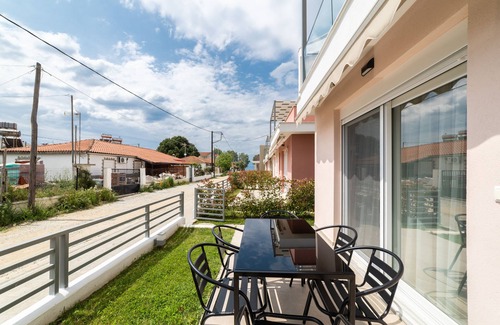 Ofrinion Villa | Two-Bedroom Duplex with Garden at Dionysos Complex