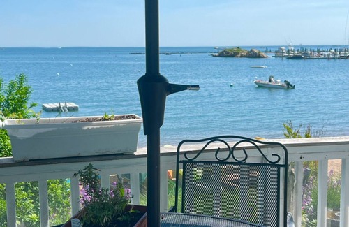 Branford House | Cozy Sandy Beachfront Home with Thimble Islands Views