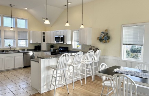 Wind Over Waves House | Beautiful Sound Front House with Pool, Hot Tub & Ocean Views