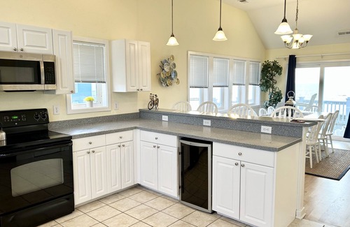 Wind Over Waves House | Beautiful Sound Front House with Pool, Hot Tub & Ocean Views