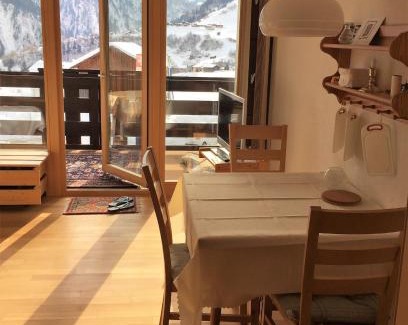 Acletta Apartment | Elegant Disentis Mountain View with Private Pool & Family Fun