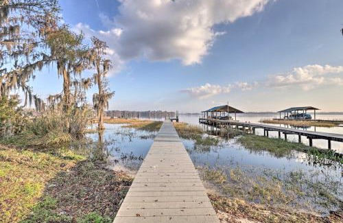 Earleton House | Inviting Waldo Home with Dock on Scenic Santa Fe Lake