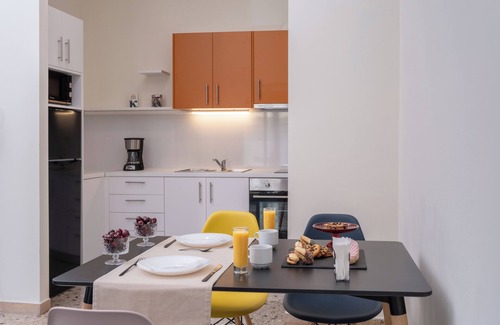 Irakleio Condo | Discover Comfort at Dodonis BLD with Family-Friendly Amenities
