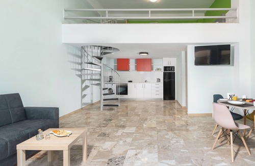 Irakleio Condo | Discover Comfort at Dodonis BLD with Family-Friendly Amenities