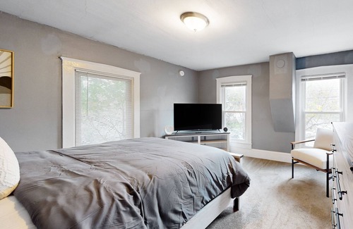 East Haven  Rutland County House | Pet-Friendly Duplex with Deck, Firepit & Perfect Reviews