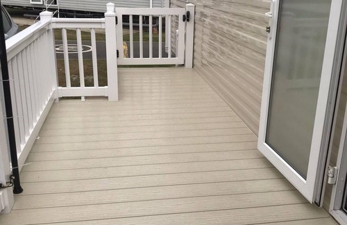 Pakefield House | Dog friendly 6 berth caravan with decking close to Pakefield beach ref 68106CR