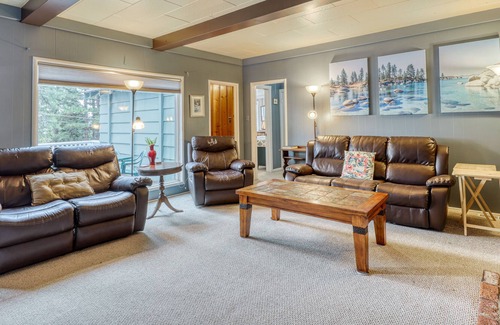 Brockway House | Dog-Friendly Home in Great Location with Private Hot Tub, Water Views, Deck